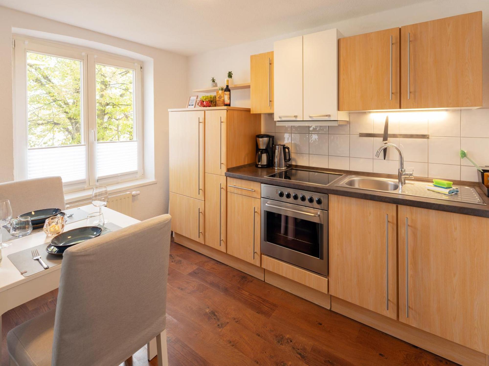Schlosskoenig - Modernes & Zentrales Apartment Mit Balkon Und Arbeitsplatz Schwerin  Eksteriør billede